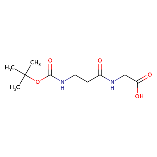 2-(3-{[(tert-butoxy)carbonyl]amino}propanamido)acetic acid