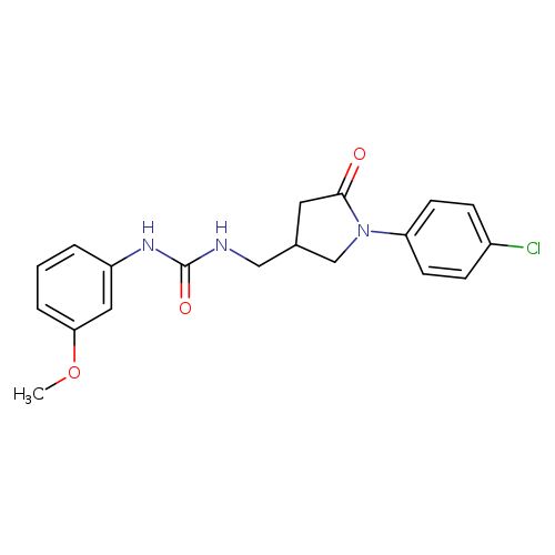 3-{[1-(4-chlorophenyl)-5-oxopyrrolidin-3-yl]methyl}-1-(3-methoxyphenyl)urea