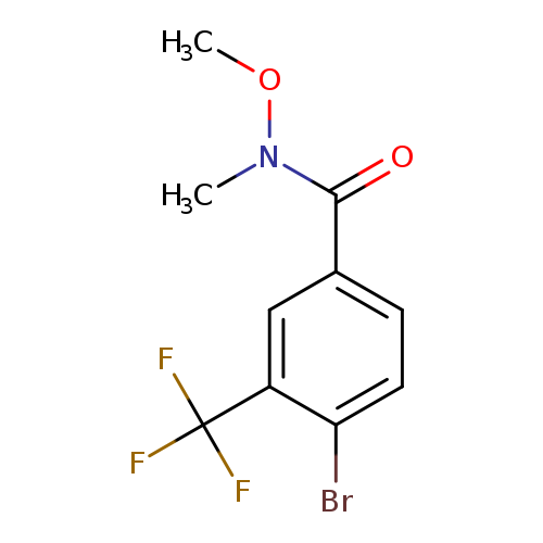 4-Bromo-n-methoxy-n-methyl-3-(trifluoromethyl)benzamide