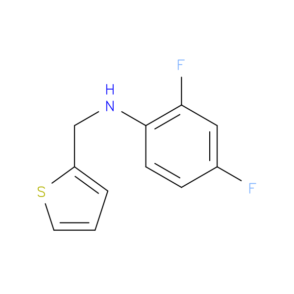 2,4-difluoro-N-[(thiophen-2-yl)methyl]aniline