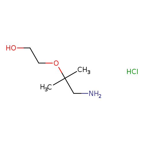 2-[(1-amino-2-methylpropan-2-yl)oxy]ethan-1-olhydrochloride