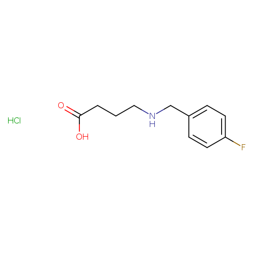 4-{[(4-fluorophenyl)methyl]amino}butanoic acid hydrochloride