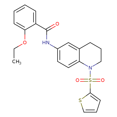 2-ethoxy-N-[1-(thiophene-2-sulfonyl)-1,2,3,4-tetrahydroquinolin-6-yl]benzamide