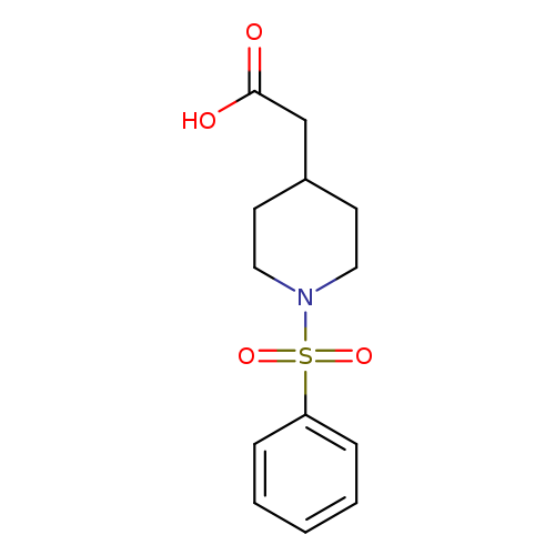 [1-(Phenylsulfonyl)piperidin-4-yl]acetic acid