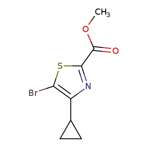 methyl 5-bromo-4-cyclopropyl-1,3-thiazole-2-carboxylate