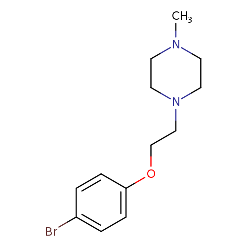 1-[2-(4-BROMOPHENOXY)ETHYL]-4-METHYLPIPERAZINE
