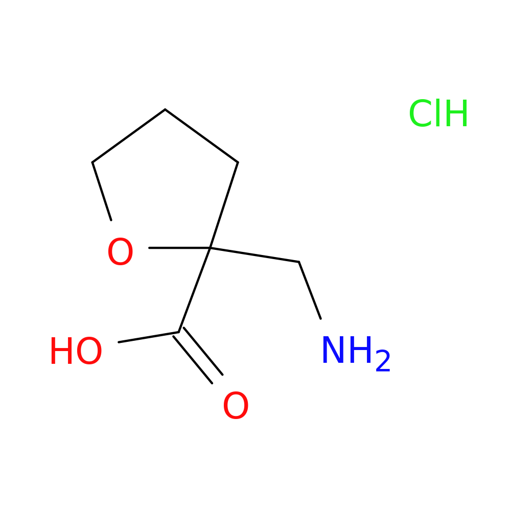 2-(aminomethyl)oxolane-2-carboxylic acid hydrochloride