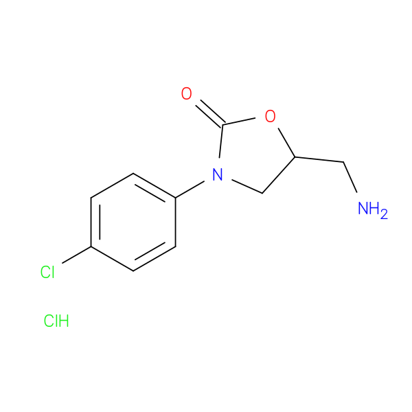 5-(Aminomethyl)-3-(4-chlorophenyl)-1,3-oxazolidin-2-one hydrochloride