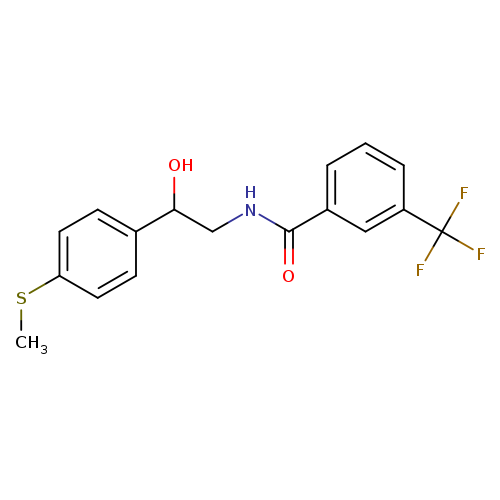 N-{2-hydroxy-2-[4-(methylsulfanyl)phenyl]ethyl}-3-(trifluoromethyl)benzamide