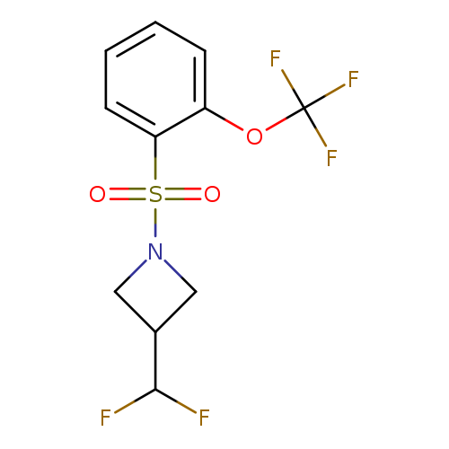 3-(difluoromethyl)-1-[2-(trifluoromethoxy)benzenesulfonyl]azetidine