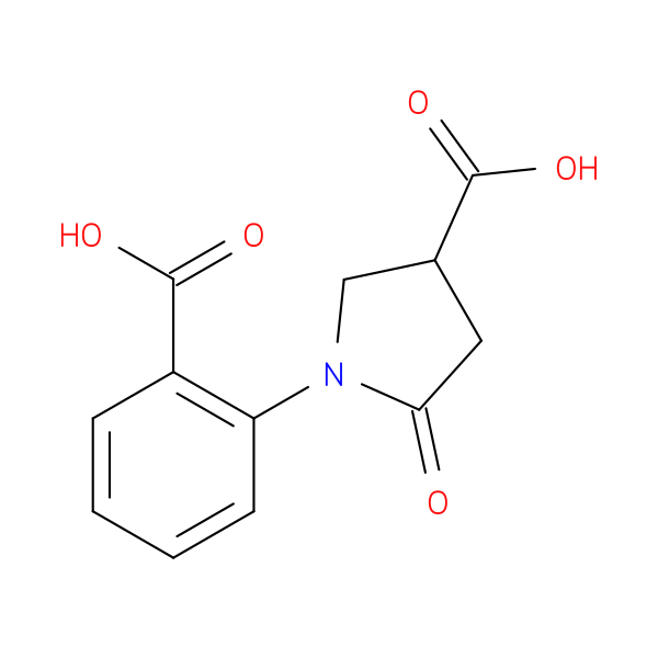 1-(2-Carboxyphenyl)-5-oxopyrrolidine-3-carboxylic acid