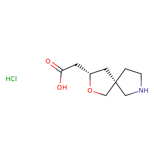 rac-2-[(3R,5S)-2-oxa-7-azaspiro[4.4]nonan-3-yl]aceticacidhydrochloride