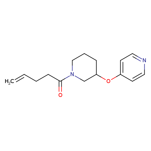 1-[3-(pyridin-4-yloxy)piperidin-1-yl]pent-4-en-1-one