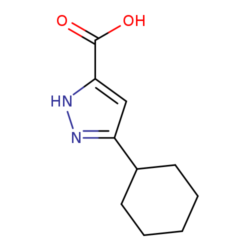 3-cyclohexyl-1H-pyrazole-5-carboxylic acid