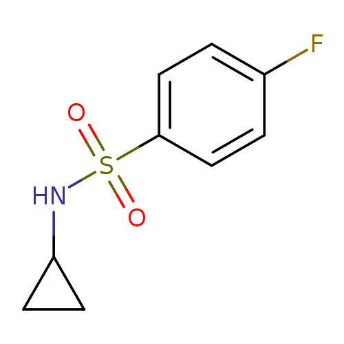 N-Cyclopropyl-4-fluorobenzenesulfonamide