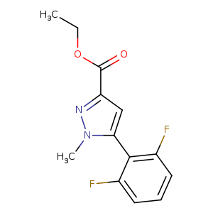 ethyl 5-(2,6-difluorophenyl)-1-methyl-1H-pyrazole-3-carboxylate