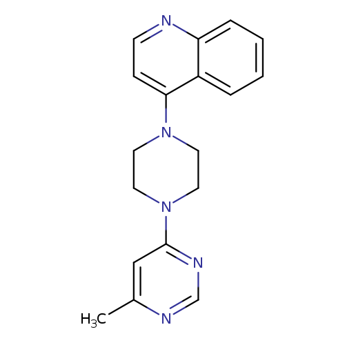4-[4-(6-methylpyrimidin-4-yl)piperazin-1-yl]quinoline