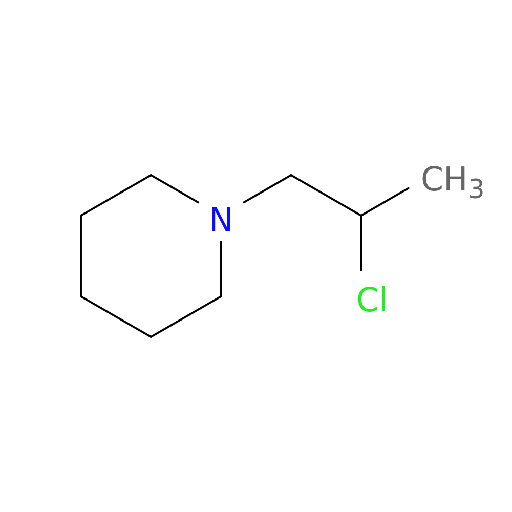 1-(2-chloropropyl)piperidine