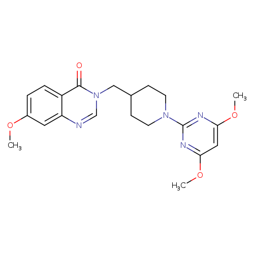 3-{[1-(4,6-dimethoxypyrimidin-2-yl)piperidin-4-yl]methyl}-7-methoxy-3,4-dihydroquinazolin-4-one