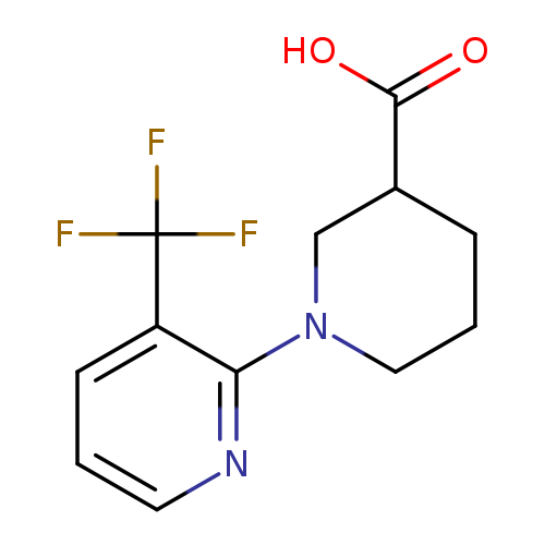 1-[3-(trifluoromethyl)pyridin-2-yl]piperidine-3-carboxylic acid