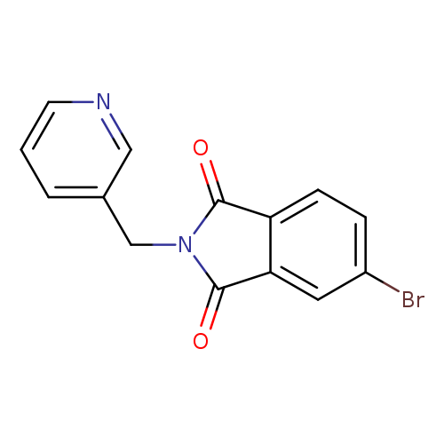 5-bromo-2-[(pyridin-3-yl)methyl]-2,3-dihydro-1H-isoindole-1,3-dione