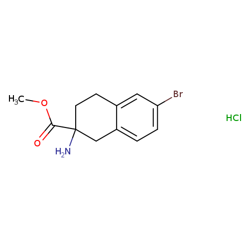 methyl 2-amino-6-bromo-1,2,3,4-tetrahydronaphthalene-2-carboxylate hydrochloride