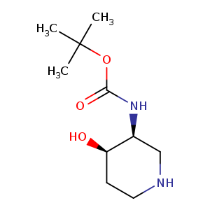 Carbamic acid, N-[(3S,4R)-4-hydroxy-3-piperidinyl]-, 1,1-dimethylethyl ester