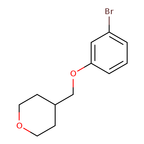 4-((3-Bromophenoxy)methyl)tetrahydro-2H-pyran