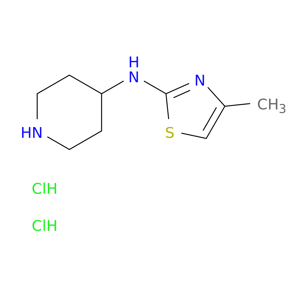 N-(4-methyl-1,3-thiazol-2-yl)piperidin-4-amine dihydrochloride