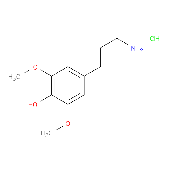 4-(3-aminopropyl)-2,6-dimethoxyphenol hydrochloride