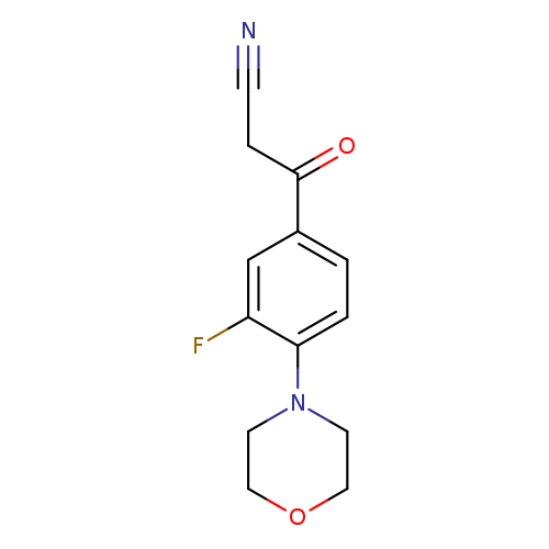 3-(3-Fluoro-4-morpholinophenyl)-3-oxopropanenitrile