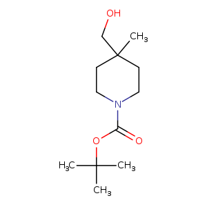 1-Piperidinecarboxylic acid, 4-(hydroxymethyl)-4-methyl-, 1,1-dimethylethyl ester