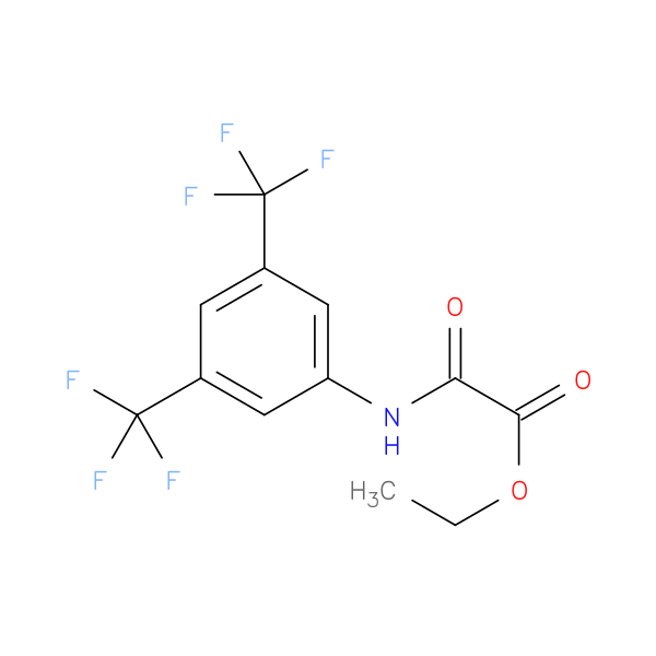 ETHYL 2-[3,5-DI(TRIFLUOROMETHYL)ANILINO]-2-OXOACETATE