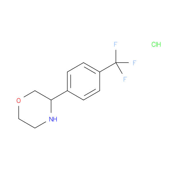 3-[4-(Trifluoromethyl)phenyl]morpholine, HCl