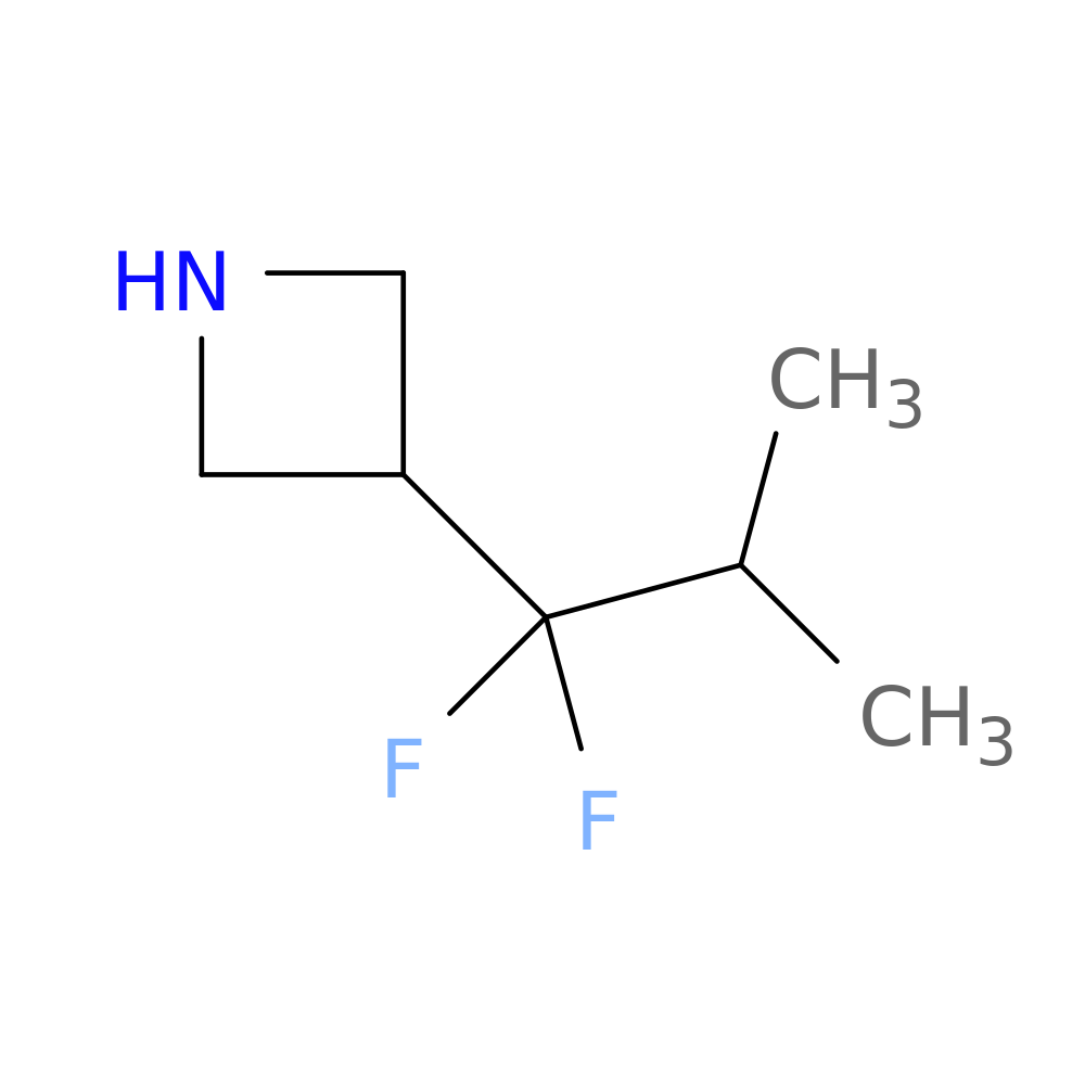 3-(1,1-difluoro-2-methylpropyl)azetidine