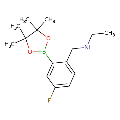 2-(Ethylaminomethyl)-5-fluorophenylboronic acid, pinacol ester
