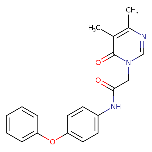 2-(4,5-dimethyl-6-oxo-1,6-dihydropyrimidin-1-yl)-N-(4-phenoxyphenyl)acetamide