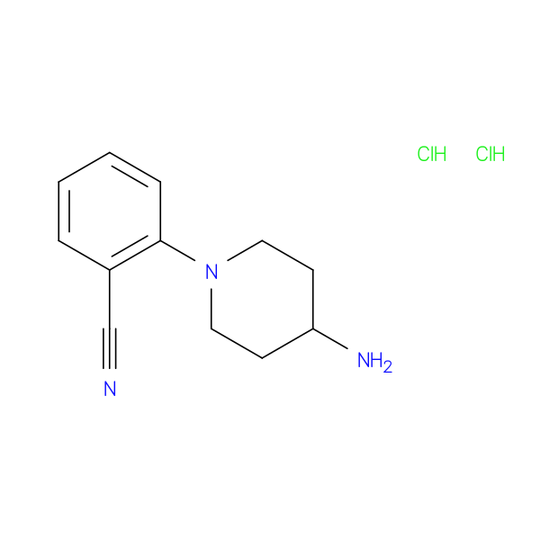 2-(4-aminopiperidin-1-yl)benzonitrile dihydrochloride