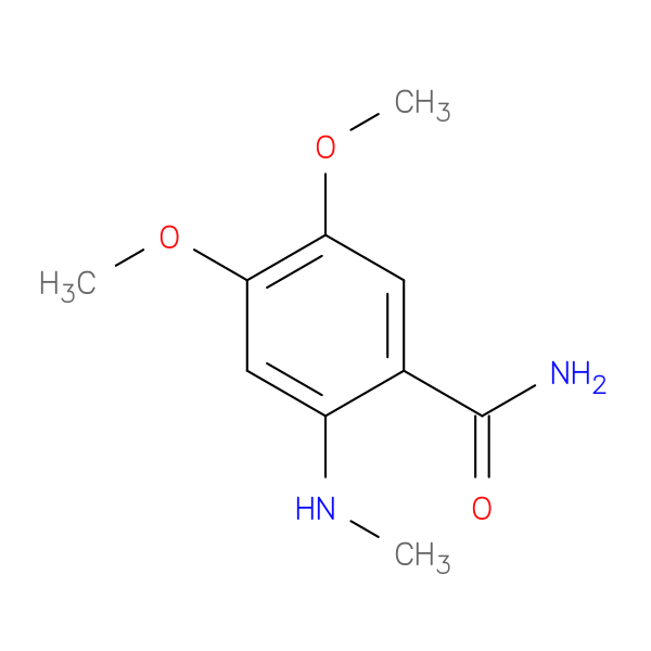 4,5-dimethoxy-2-(methylamino)benzamide