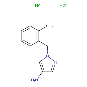 1-[(2-methylphenyl)methyl]-1H-pyrazol-4-amine dihydrochloride
