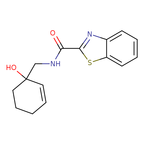 N-[(1-hydroxycyclohex-2-en-1-yl)methyl]-1,3-benzothiazole-2-carboxamide
