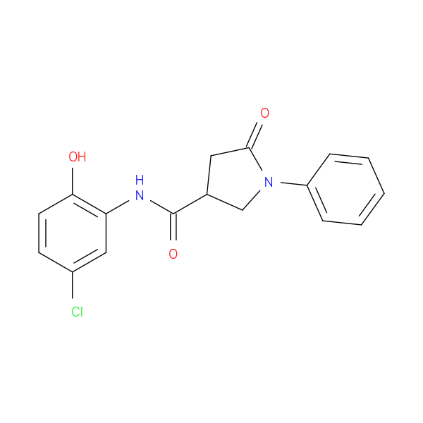 N-(5-Chloro-2-hydroxyphenyl)-5-oxo-1-phenylpyrrolidine-3-carboxamide