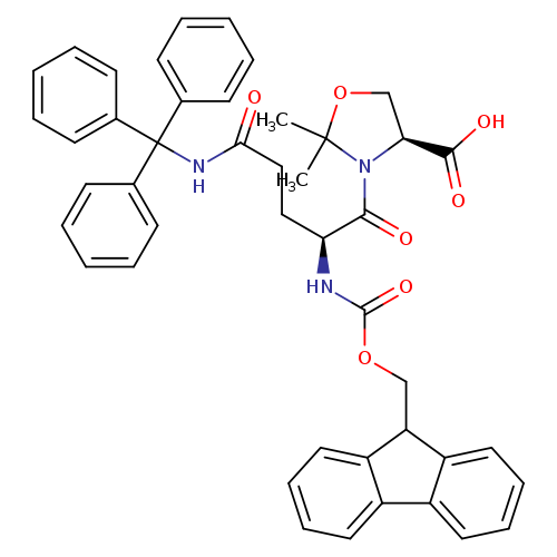 (4S)-3-[(2S)-2-({[(9H-fluoren-9-yl)methoxy]carbonyl}amino)-4-[(triphenylmethyl)carbamoyl]butanoyl]-2,2-dimethyl-1,3-oxazolidine-4-carboxylic acid