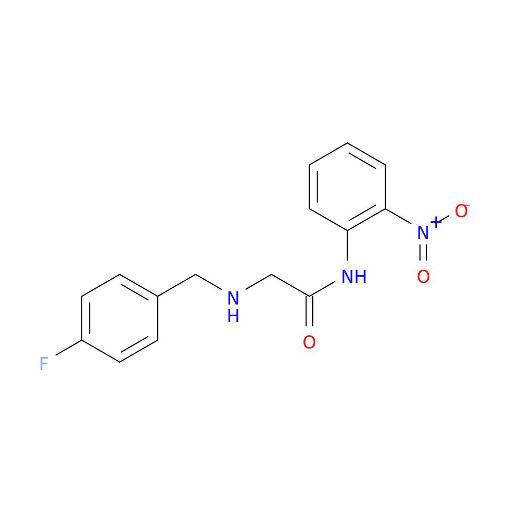 2-{[(4-fluorophenyl)methyl]amino}-N-(2-nitrophenyl)acetamide