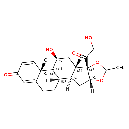 (1S,2S,4R,8S,9S,11S,12S,13R)-11-hydroxy-8-(2-hydroxyacetyl)-6,9,13-trimethyl-5,7-dioxapentacyclo[10.8.0.0²⁹.0⁴⁸.0¹³¹⁸]icosa-14,17-dien-16-one