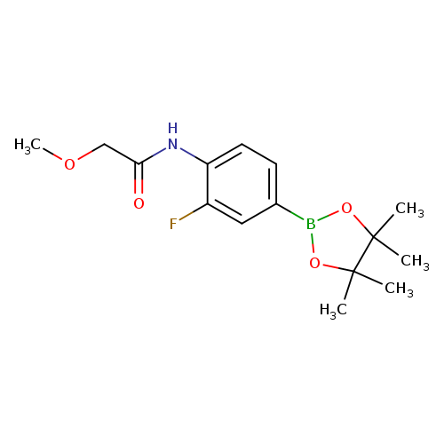N-[2-fluoro-4-(tetramethyl-1,3,2-dioxaborolan-2-yl)phenyl]-2-methoxyacetamide
