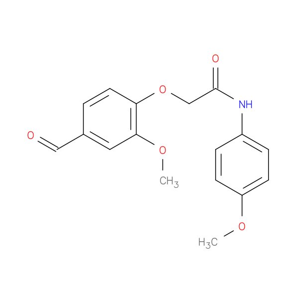 2-(4-formyl-2-methoxyphenoxy)-N-(4-methoxyphenyl)acetamide