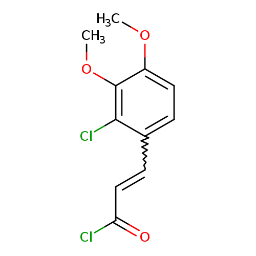 3-(2-Chloro-3,4-dimethoxyphenyl)prop-2-enoyl chloride