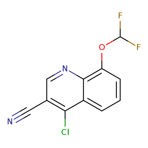 4-chloro-8-(difluoromethoxy)quinoline-3-carbonitrile