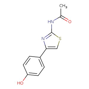 N-[4-(4-hydroxyphenyl)-1,3-thiazol-2-yl]acetamide